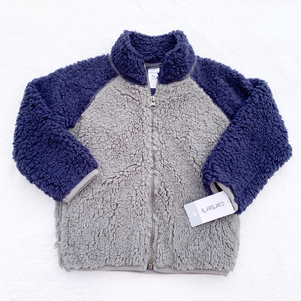 Carter’s Sherpa Jacket Size 2T NWT